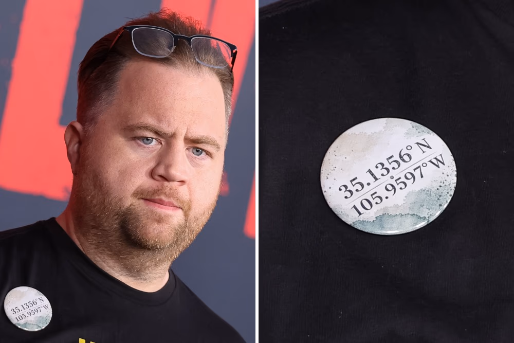 Paul Walter Hauser Explains Epstein Ranch Pin at Resident Evil Premiere