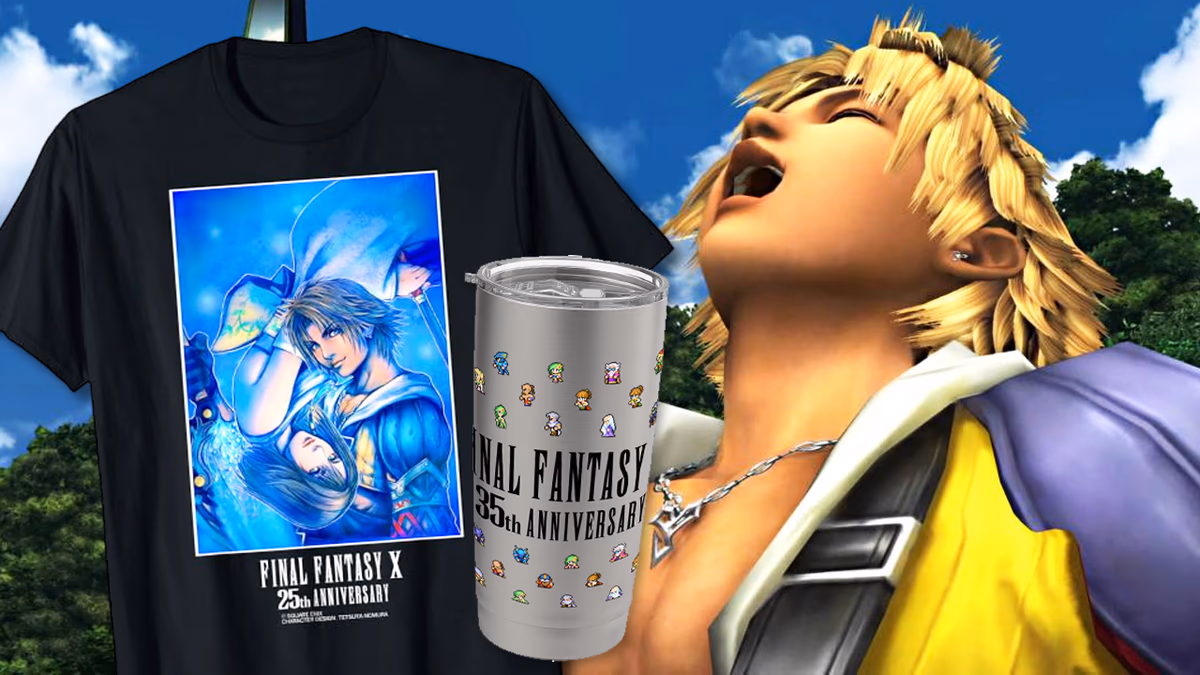 Final Fantasy IV & X Drop 25th/35th Anniversary Merch on Amazon