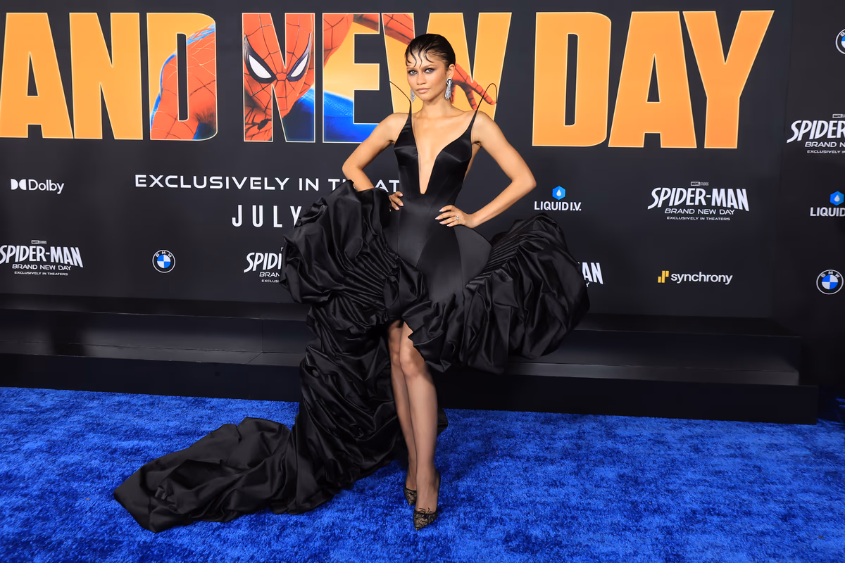Zendaya's 'Abstract Spider' Look Stuns 'Spider-Man: Brand New Day' Premiere